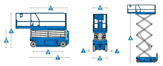 TIJERA DE ELEVACIÓN AUTOPROPULSADA GENIE GS 2632 - Imagen 2