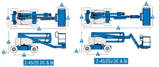 PLATAFORMA ARTICULADA DE ELEVACIÓN GENIE  Z-45/25 - Imagen 2